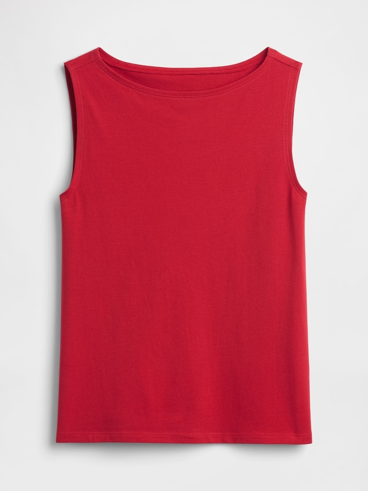 Gap Red Boatneck Vest - Image 5 of 5 Gap Red Boatneck Vest - Image 5 of 5