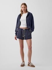 Gap Navy 3.5 inch VintageSoft Terry Relaxed Sweat Shorts - Image 4 of 5