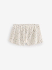 Gap White Floral Pointelle Pyjamas Shorts - Image 1 of 4