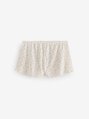 Gap White Floral Pointelle Pyjamas Shorts - Image 2 of 4