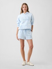 Gap Blue Floral Logo Shorts - Image 1 of 5