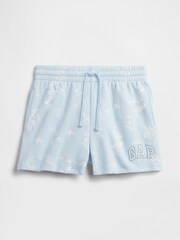 Gap Blue Floral Logo Shorts - Image 5 of 5