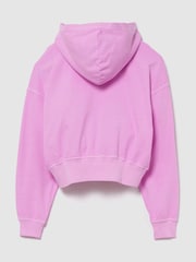 Rosa - Gap French Terry Oversized Logo Zip Hoodie - Bild 2 von 3