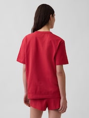 Gap Red NAP Logo Oversized T-Shirt - Image 2 of 4