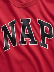 Gap Red NAP Logo Oversized T-Shirt - Image 4 of 4