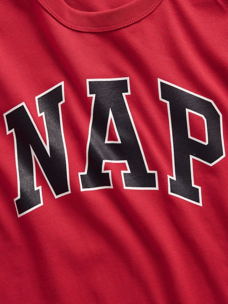 Gap Red NAP Logo Oversized T-Shirt - Image 4 of 4