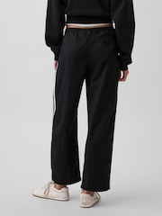 Gap Black Cotton Poplin Relaxed Easy Stripe Trousers - Image 2 of 4