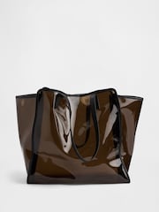 Gap Brown/Black Jelly Tote Bag - Image 1 of 3