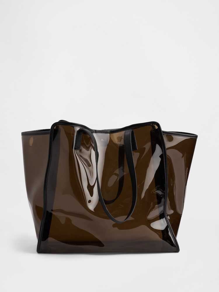 Gap Brown/Black Jelly Tote Bag - Image 1 of 3