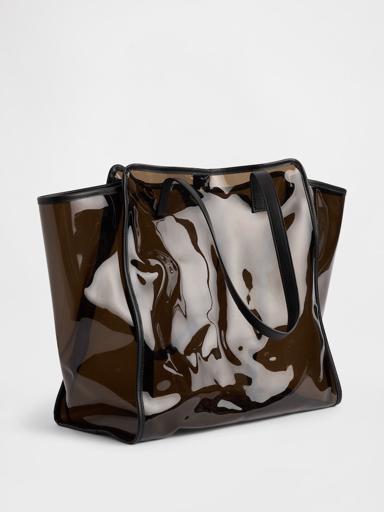 Gap Brown/Black Jelly Tote Bag - Image 2 of 3
