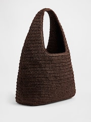 Gap Brown Straw Tote Bag - Image 2 of 3
