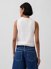 Gap White Knitted Vest - Image 2 of 4