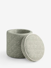 Nina Campbell Green Frame Rosebury Round Footstool - Image 6 of 7