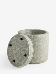 Nina Campbell Green Frame Rosebury Round Footstool - Image 7 of 7