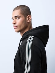 Black Side Stripe Overhead Hoodie - Image 4 of 8