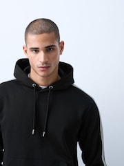 Black Side Stripe Overhead Hoodie - Image 5 of 8