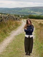 The Set 2 Pack Corduroy Barrel Trousers - Imaginea 4 din 10
