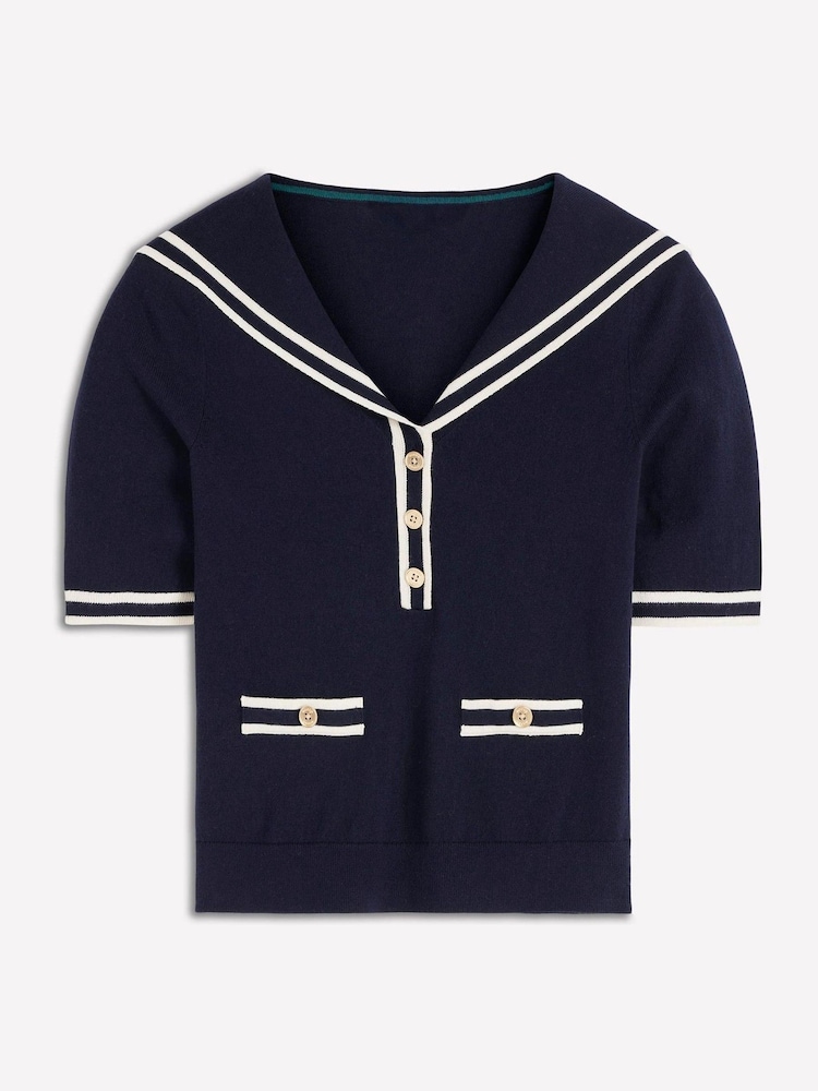 Boden Sailor Collar Jumper - Imaginea 1 din 2