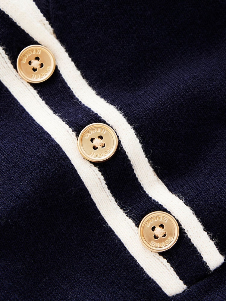 Boden Blue Sailor Collar Jumper - Image 7 of 7