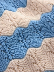 Boden Blue Pointelle Knitted Shorts - Image 4 of 4