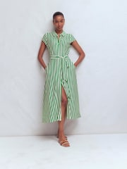 Verde - Rochie tip cămașă Boden Marcia Jerseu - Imaginea 1 din 8