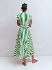 Verde - Rochie tip cămașă Boden Marcia Jerseu - Imaginea 2 din 8