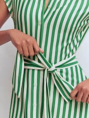 Verde - Rochie tip cămașă Boden Marcia Jerseu - Imaginea 7 din 8