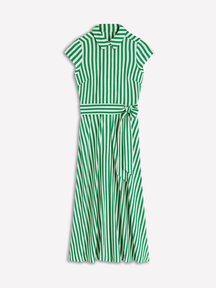 Verde - Rochie tip cămașă Boden Marcia Jerseu - Imaginea 8 din 8