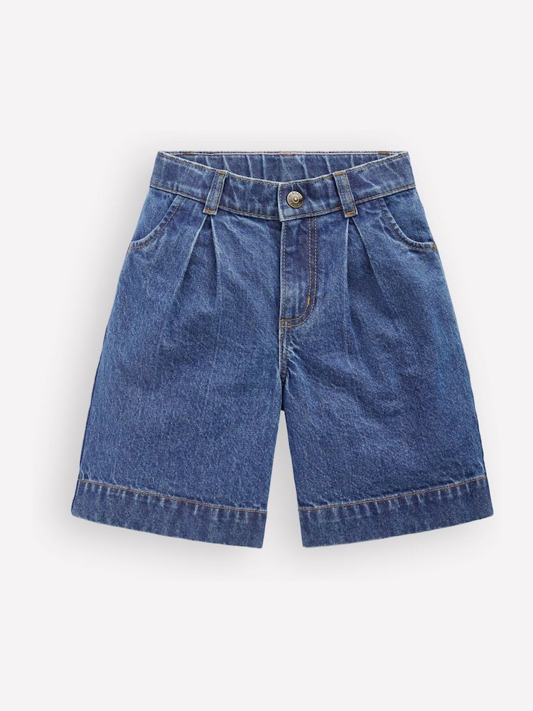 Boden Blue Long Denim Short - Image 2 of 5