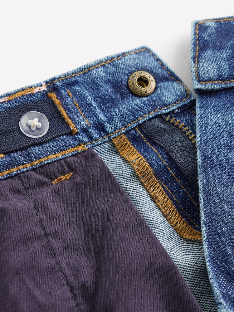 Boden Blue Long Denim Short - Image 5 of 5
