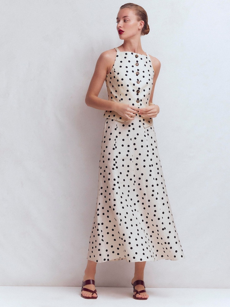 Boden Miriam Linen Maxi Skirt - Image 1 of 5 Boden Miriam Linen Maxi Skirt - Image 1 of 5