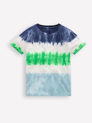 Sininen moniRaita - Boden Solmuvärjätty t-paita - Kuva 1 / 3