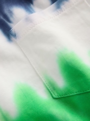 Sininen moniRaita - Boden Solmuvärjätty t-paita - Kuva 3 / 3