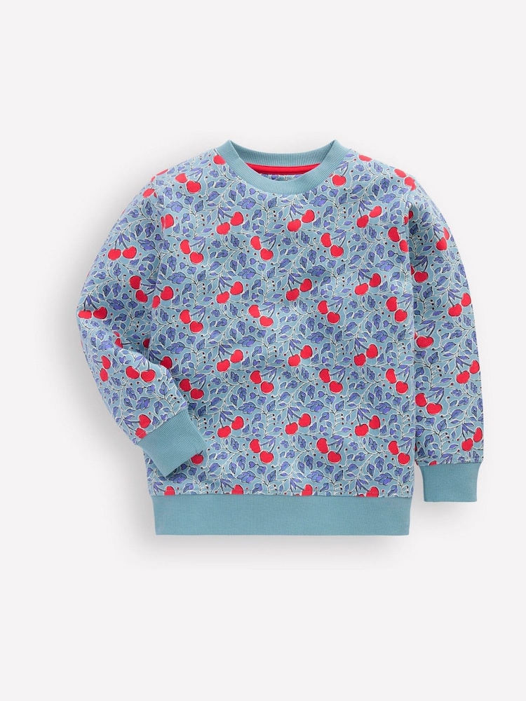 Albastru - Bluză de trening cu imprimeu Boden - Imaginea 1 din 3