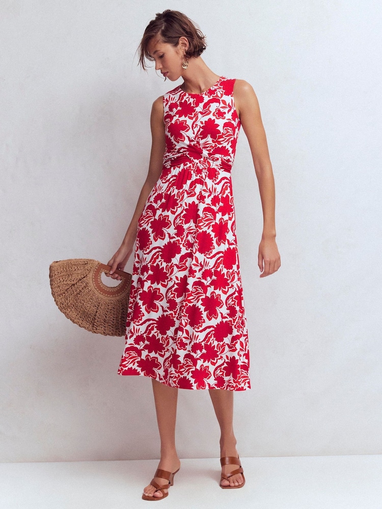 zara red sleeveless dress Mini by Zara boosting print and ready yourself for all the incoming compliments. Stylish Red Dress from ZARA: