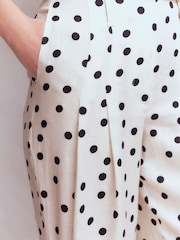 Boden Cream Mayfair Linen Trousers - Image 2 of 6