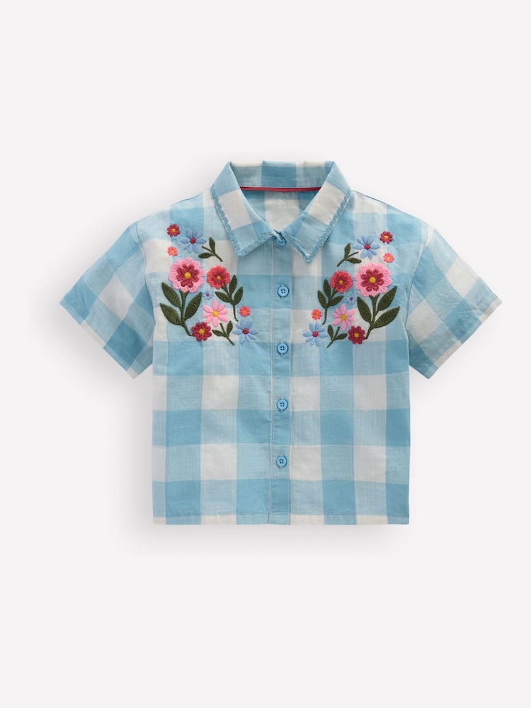 Boden Short Sleeve Relaxed Shirt - Imaginea 2 din 4