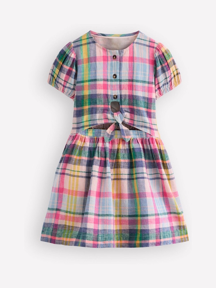 Boden Tie Front Woven Dress - Imaginea 1 din 3 Boden Tie Front Woven Dress - Imaginea 1 din 3