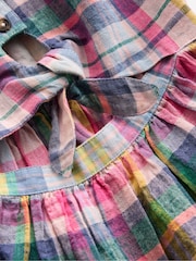 Boden Tie Front Woven Dress - Imaginea 3 din 3