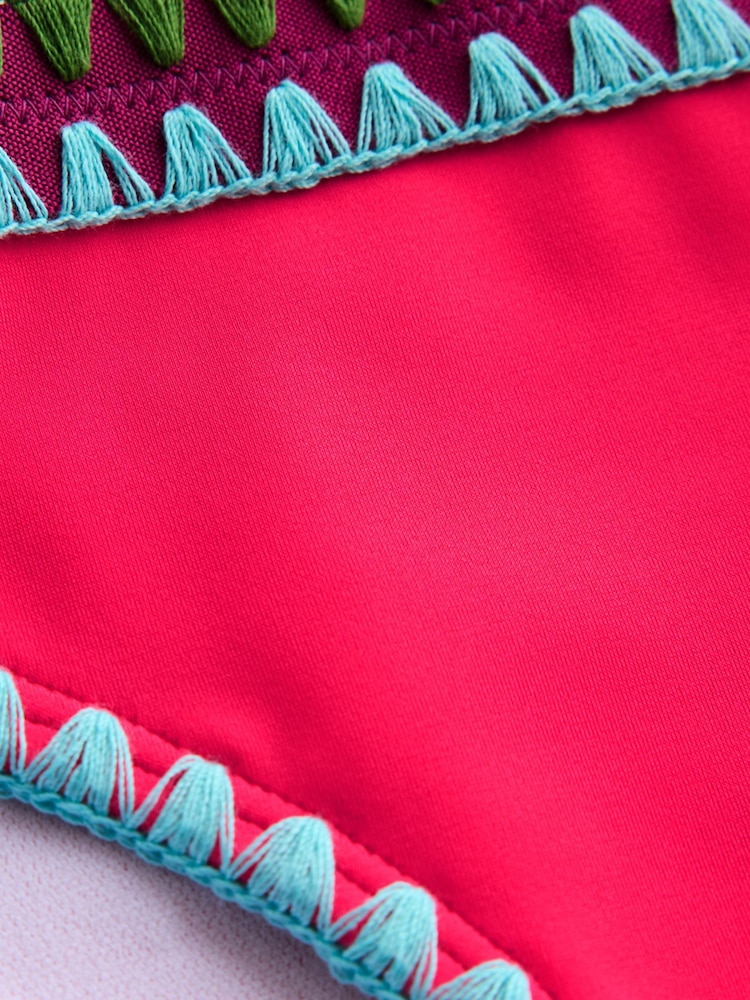 Boden Red Porto Bikini Bottoms - Image 5 of 5