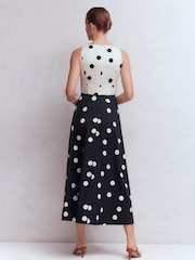 Boden Blue Silvia Boned Bodice Maxi Dress - Image 3 of 6