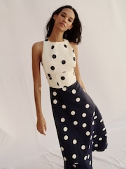 Boden Blue Silvia Boned Bodice Maxi Dress - Image 5 of 6