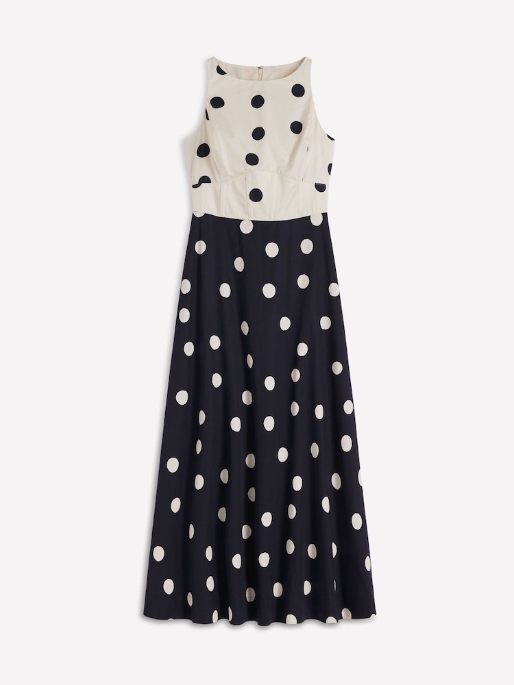 Boden Blue Silvia Boned Bodice Maxi Dress - Image 6 of 6