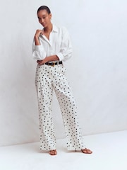 Boden White Puff Sleeve Oxford Shirt - Image 4 of 6