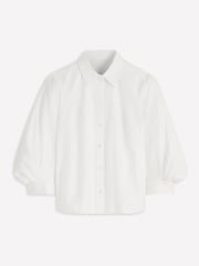 Boden White Puff Sleeve Oxford Shirt - Image 6 of 6