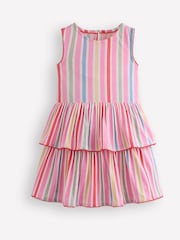 Boden Pink Tiered Jersey Sundress - Image 1 of 3