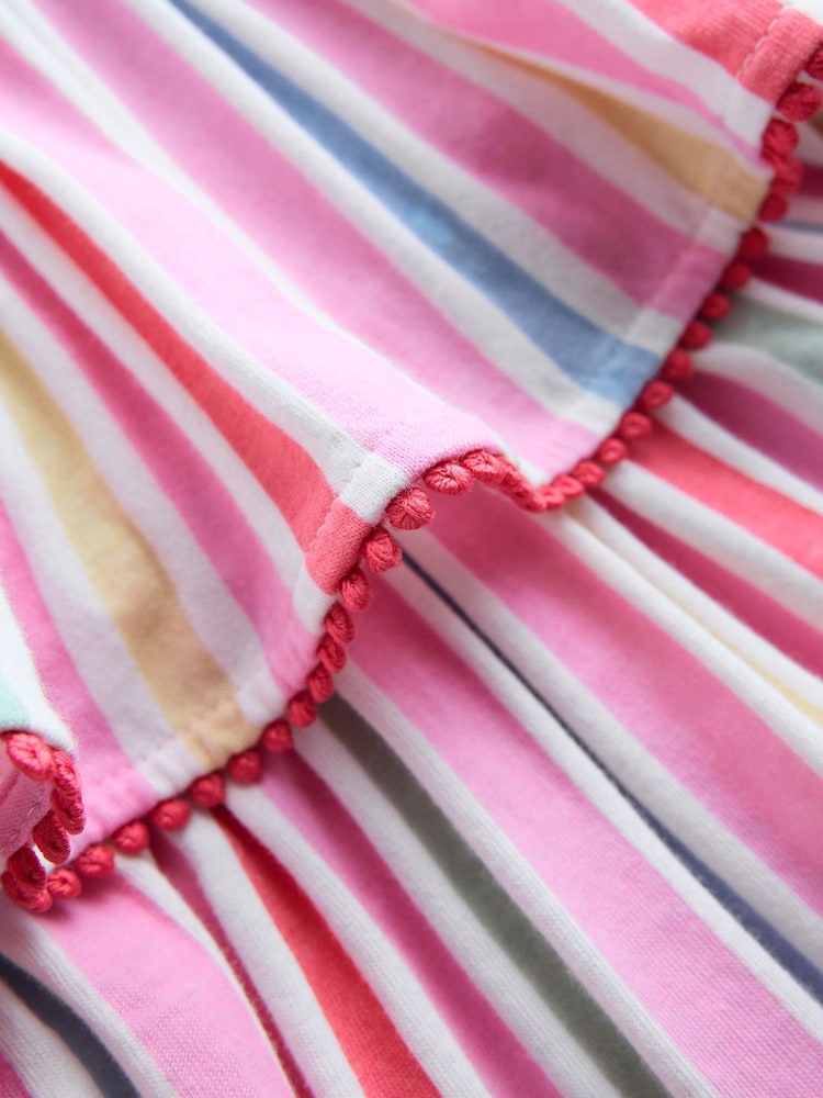Boden Pink Tiered Jersey Sundress - Image 3 of 3 Boden Pink Tiered Jersey Sundress - Image 3 of 3