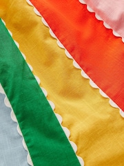 Boden Blue Woven Panel Dress - Image 4 of 4