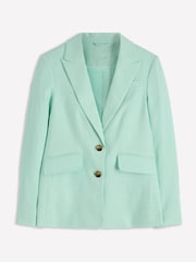 Boden Blue Stamford Linen Blazer - Image 7 of 7