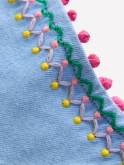 Boden Blue Puff Sleeve T-Shirt - Image 3 of 3